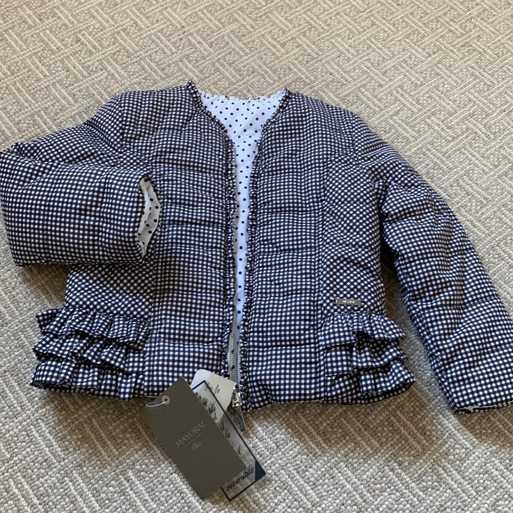 Mayoral Size 4 Jacket, Reversible, new with tags